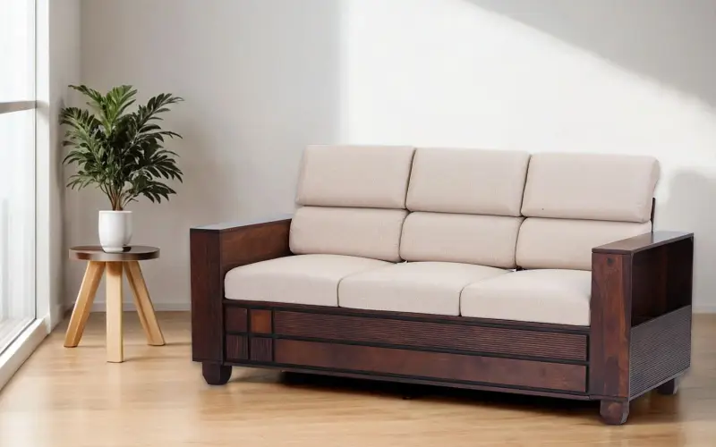 Wooden Sofa vs. Genuine Leather Sofa: Which One Fits Your Lifestyle? 2
