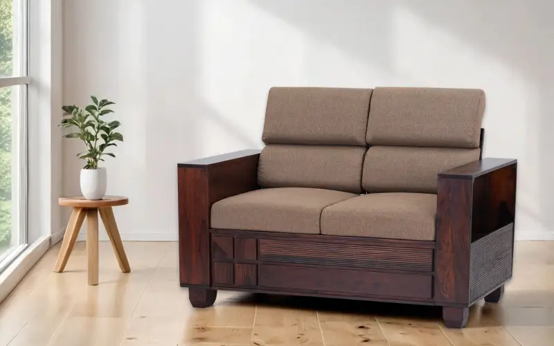 Wooden sofa that will never go out of style