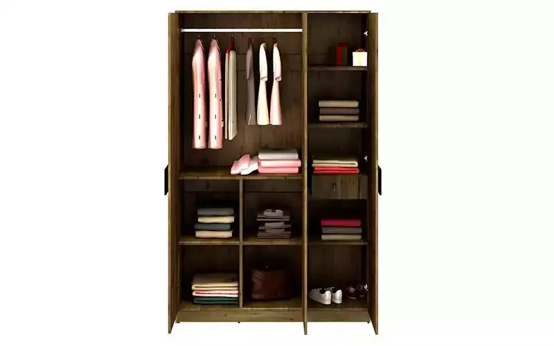 Melaka Malaysian 3 Door Wardrobe With Melamine Finish